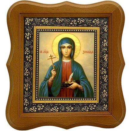 Зинаида Тарсийская Святая мученица. Икона на холсте.