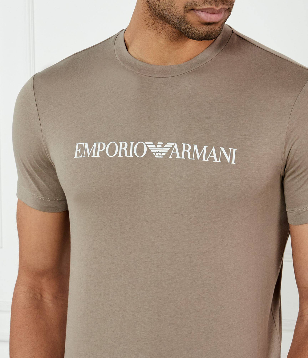 футболка Emporio Armani - бежевый(8N1TN5 1JPZZ)
