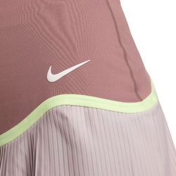 Теннисная юбка Nike Dri-Fit Advantage Pleated Skirt - smokey mauve/platinum violet/white