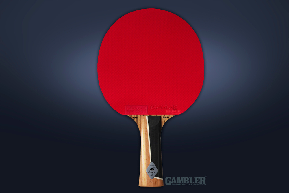 Ракетка Gambler ZEBRAWOOD IM8 CARBON MECH-TEK (коническая)