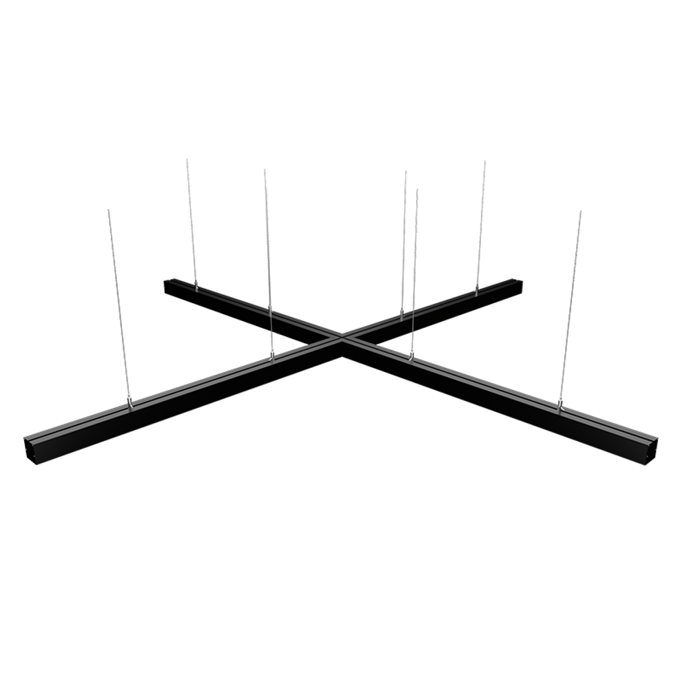 Светильник LED КОНТУР КРОСС ДСО03-72-200-3К-Ч 72Вт 3000К IP40 Матовый 5500лм 1020х990х50мм WOLTA PRO