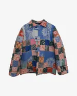 Куртка Soeurs Выполненная в Технике Пэчворк 4 синяя