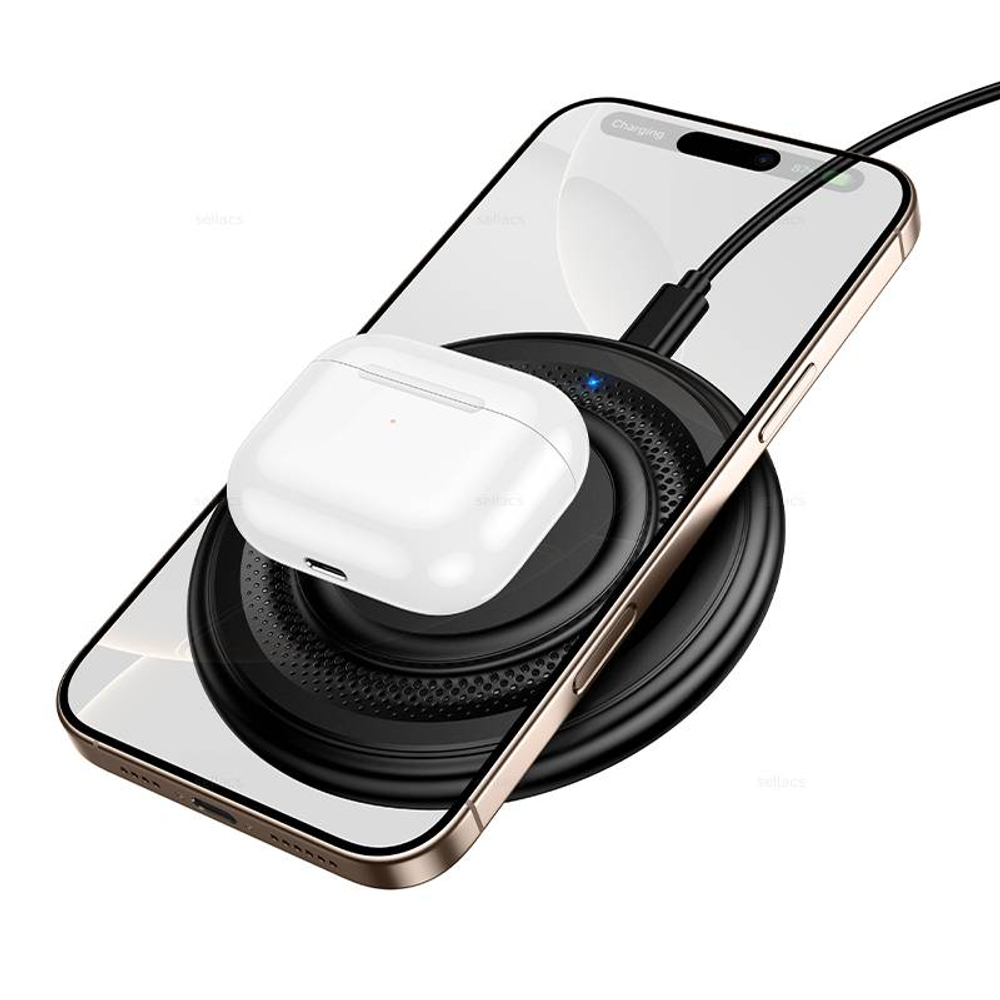 Беспроводная зарядка Borofone BQ40 (black)