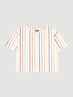 Футболка оверсайз Mjölk Ecru Stripes, уценка