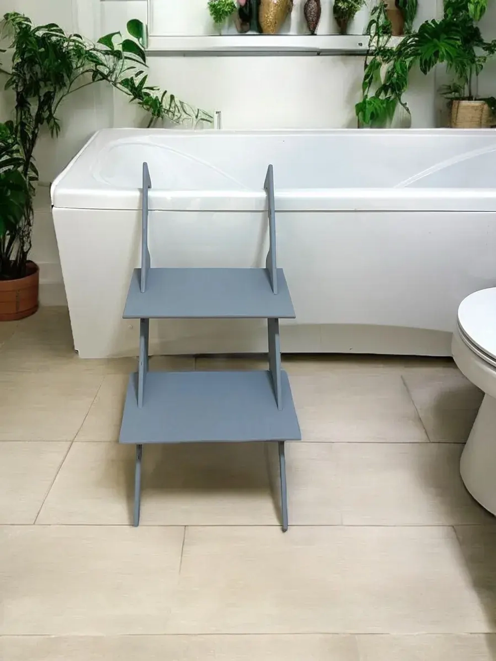 Лестница для собак в ванную