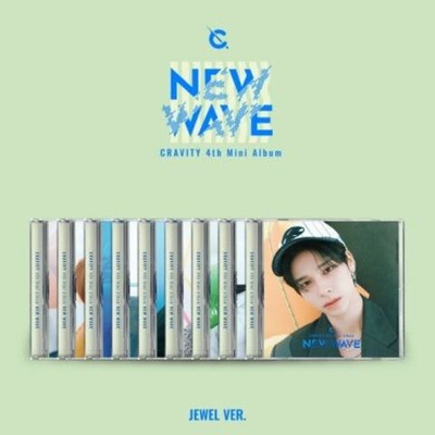 Альбом CRAVITY - NEW WAVE 4th Mini Album Jewel Case RANDOM Version