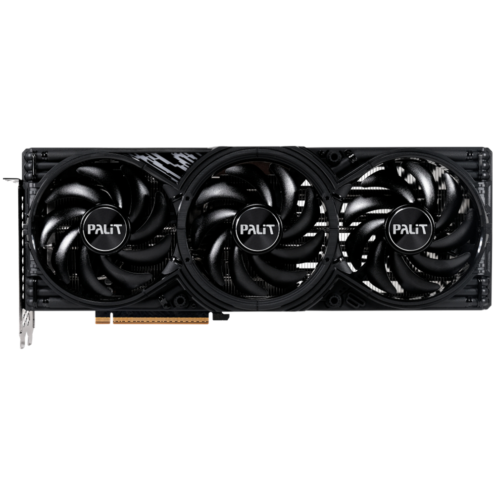 PALIT GeForce RTX 5070 Ti GamingPro-S OC 16GB GDDR7 256 bit, 1x HDMI 2.1b, 3x DP 2.1b, 3 Fan, 1x 16-pin pwr connector, 750W, 331.9 x 127.1 x 49.7 mm, NE7507TS19T2-GB2031U