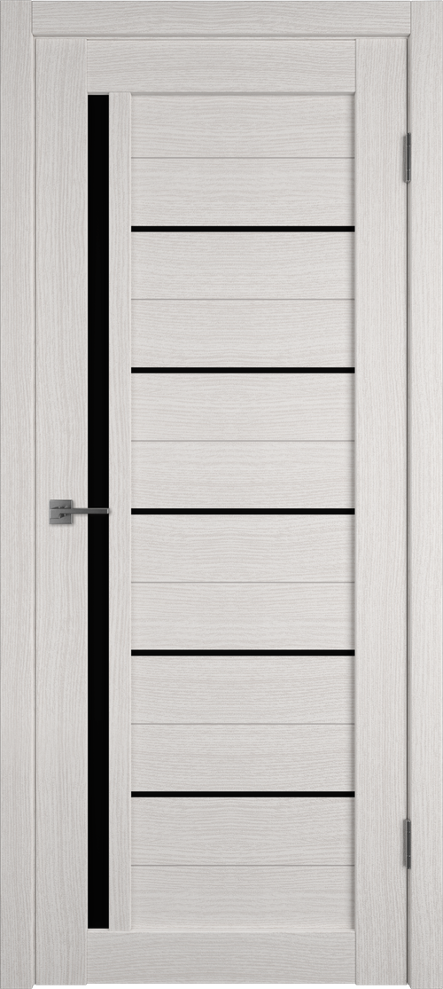 Дверь Atum 1 / Bianco / Black Gloss / Владимирские двери