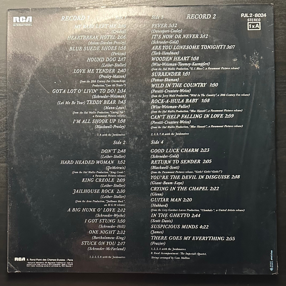 Elvis Presley - Elvis Forever 2LP (Франция)