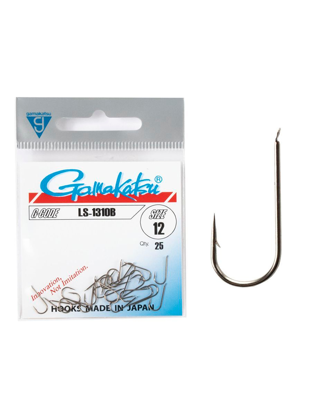 Крючки Gamakatsu LS-1310B HOOKS BRONZE размер 12 (упк.25шт.)