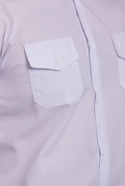 Рубашка форменная кадетская для кадетов казачья школьная детская белая длинный рукав хлопковая хлопок