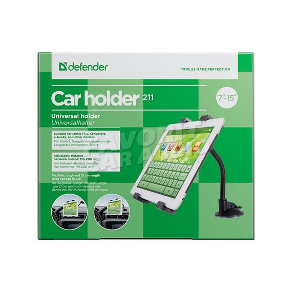 Держатель Defender Car holder 211 для планшета чёрный