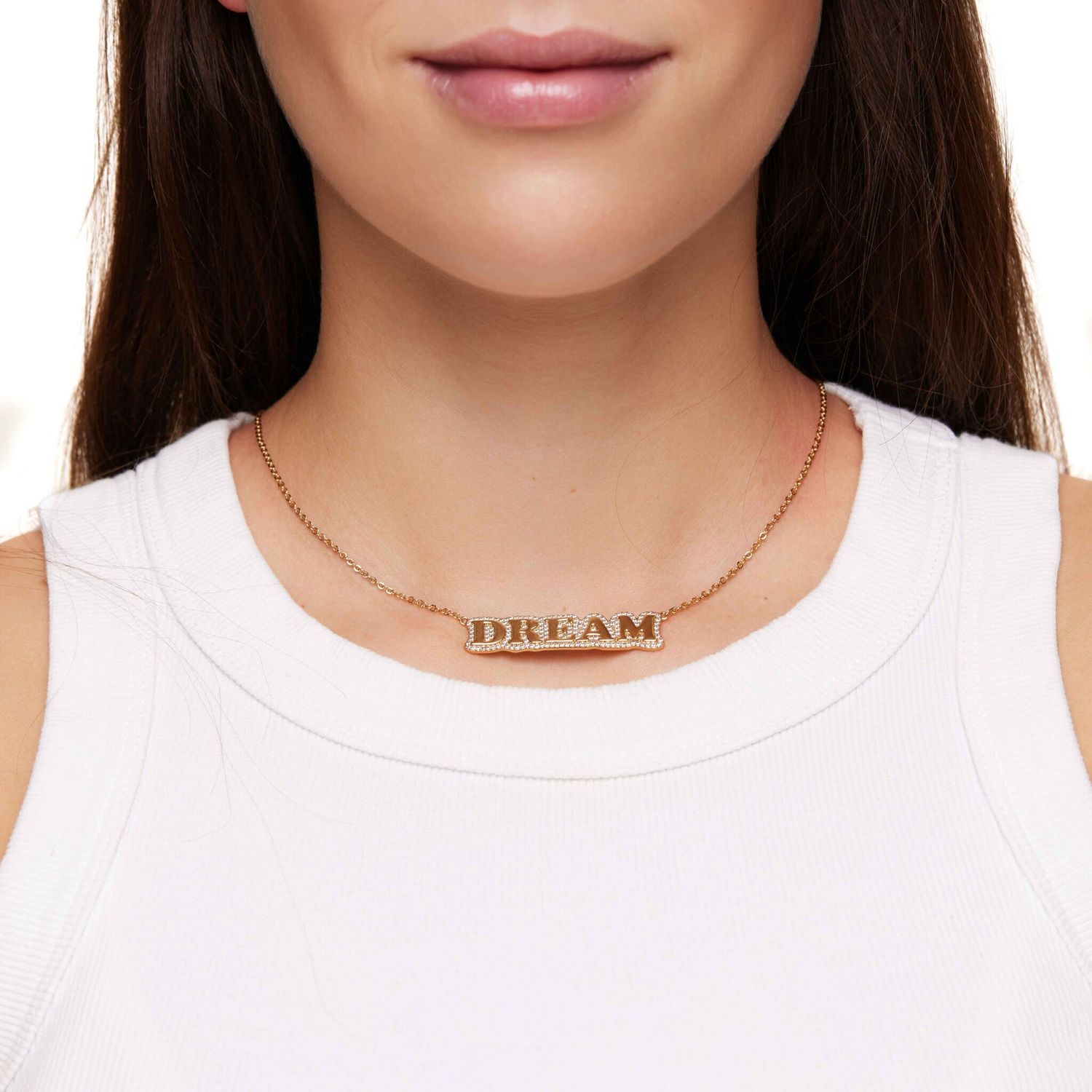 Колье Dream Stamp Necklace - Gold