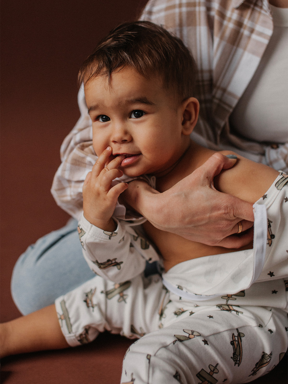 Комбинезон Mjölk Самолёты, на окантовке