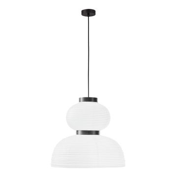 SLE6021-523-02 Светильник подвесной черный/белый D400*H380mm E27 2*60W LYKKE