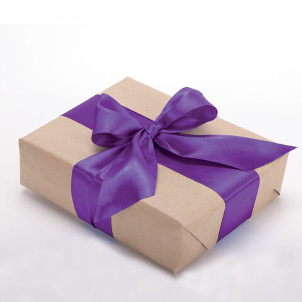 Лента атласная ширина 50 мм, длина 23 м, фиолетовая, BRAUBERG, 591530