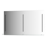 Зеркало Evoform с полочкой 130 см с 3-мя встроенными LED-светильниками 16,5 W 130x75 см