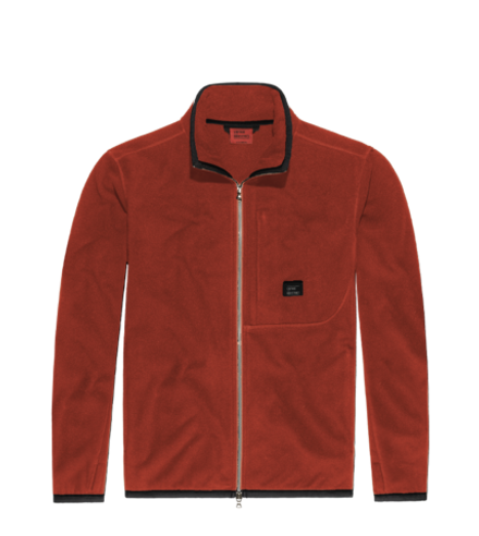 Vintage Industries Rock Fleece Vest brick