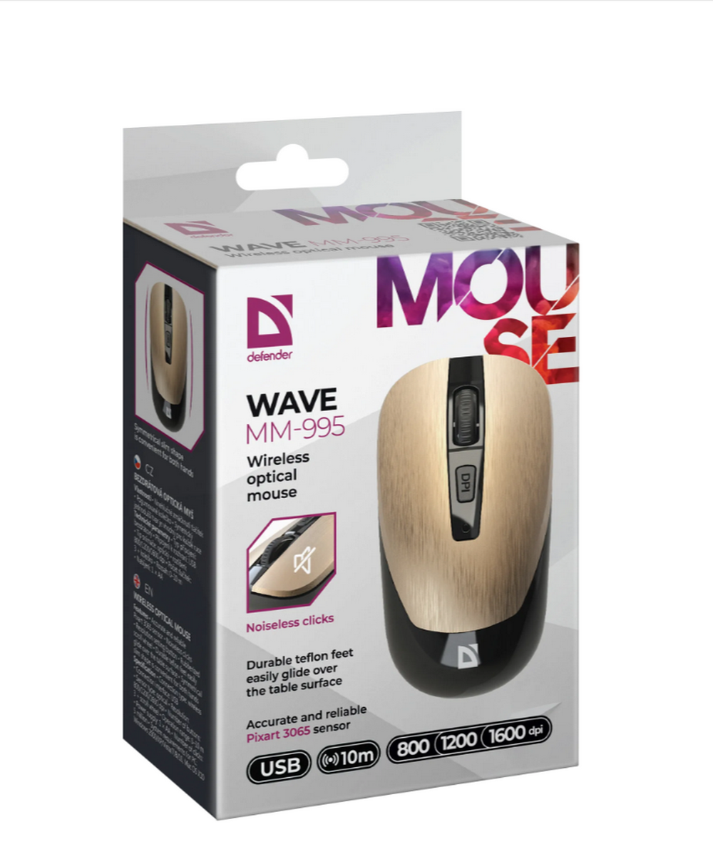 Мышь беспроводная Defender WAVE MM-995