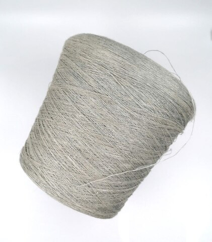 Br Cuc, лен 100%, 900 м в 100 гр светло-серый меланж