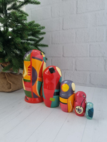 Матрёшка 5м 15см Малевич-Кандинский