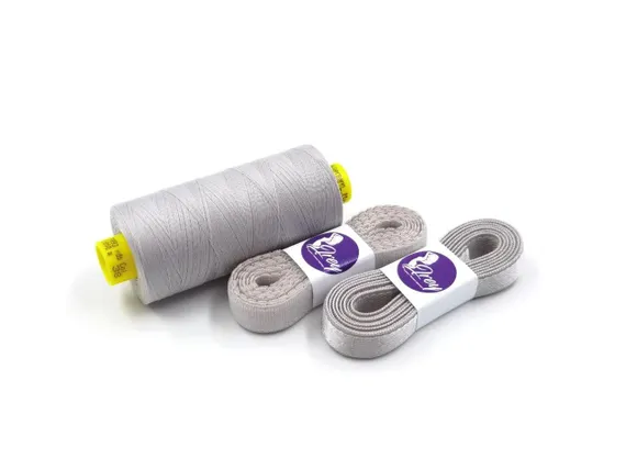 166 Резинка бельевая 4 мм Греция, серый 166