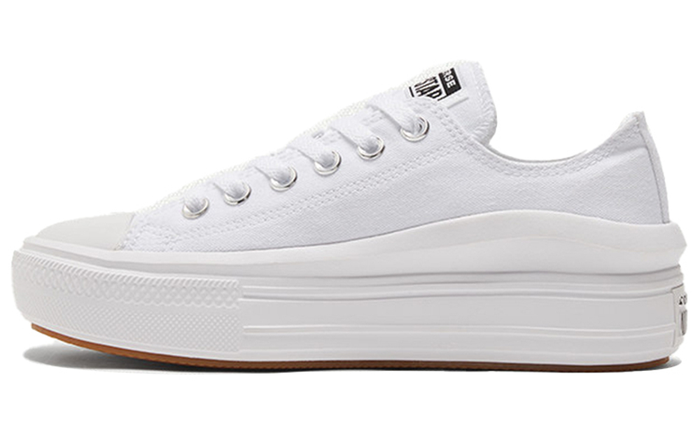 Converse All Star Move Chuck Taylor classic all-match casual non-slip wear-resistant low-top canvas shoes women's white