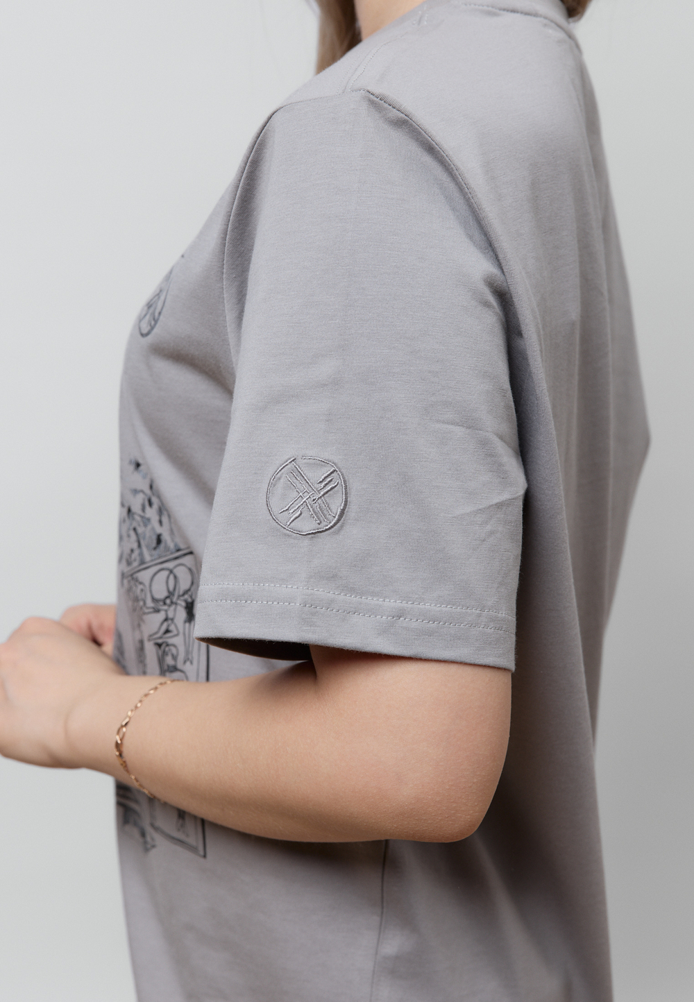 Футболка ALMATY MS LIGHT GREY