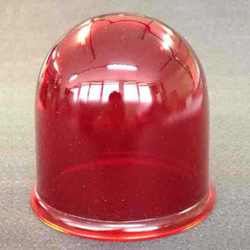 Колпак 1241/15 красный - стекло красное для судового светильника СС-328