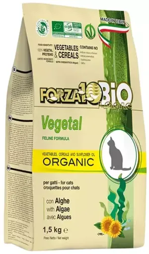 Forza  10 Неполнорационyый сухой корм для кошек VegetalBio с овощами и водорослями