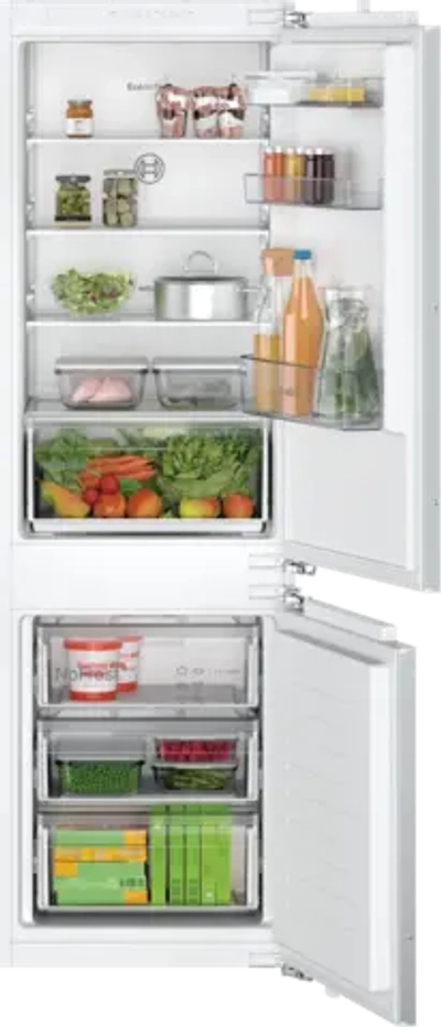 Встраиваемый двухкамерный холодильник Bosch KIN86NFF0