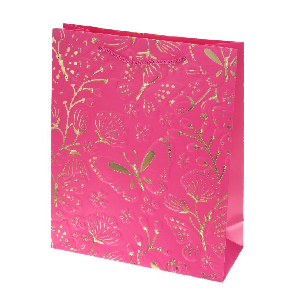 GAEM Пакет подарочный (бумага 210г/м2, блок микс 12шт), L26 W10 H32 см, 4в.