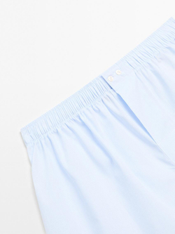 Massimo Dutti Трусы-боксеры в мелкую клетку, небесно-голубой