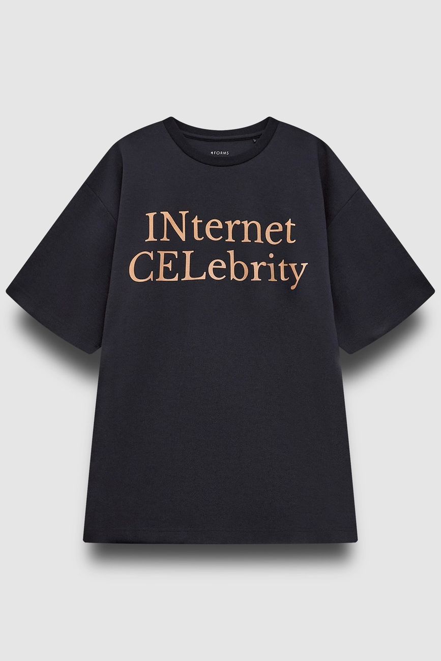 Футболка Internet Celebrity, черный