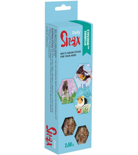 Зерновые палочки для грызунов Snax Daily с витаминами и минералами 2шт. 100гр.