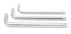 Ключ Г-образный TORX экстра длинный T-10H с отверстием Forsage F-76710XL