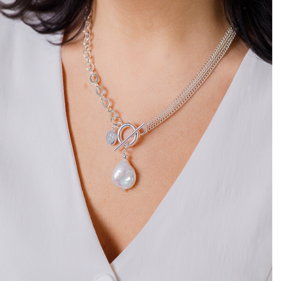 Колье Fiore Luna Pearle Togl BL4515 S