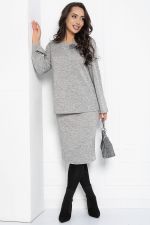 Костюм Портман (серо-бежевый) К12363-25 LT Collection