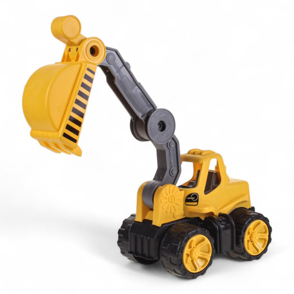 Пластмассовая игрушечная машина Toy Bibib "Эвакуатор с трактором", упакет полиэт.сетка