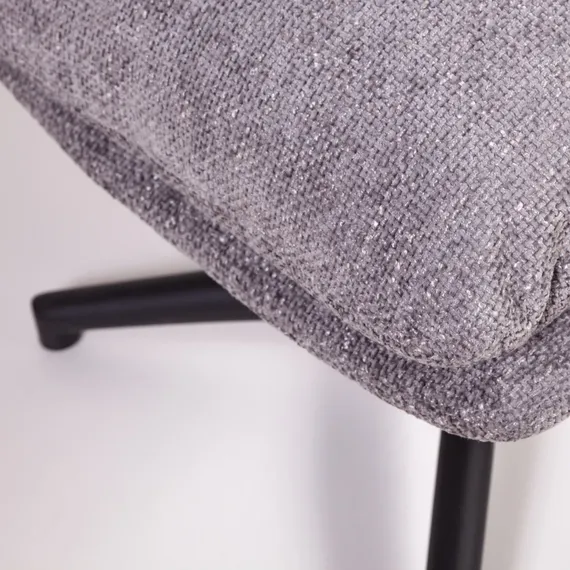 Кресло-качалка с оттоманкой Magnus, серое