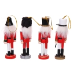 Елочная игрушка «Щелкунчик - Королевское собрание» (набор 4 шт) 4*3,5*13 см