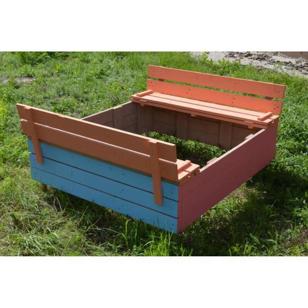 Детская песочница с крышкой Гармония