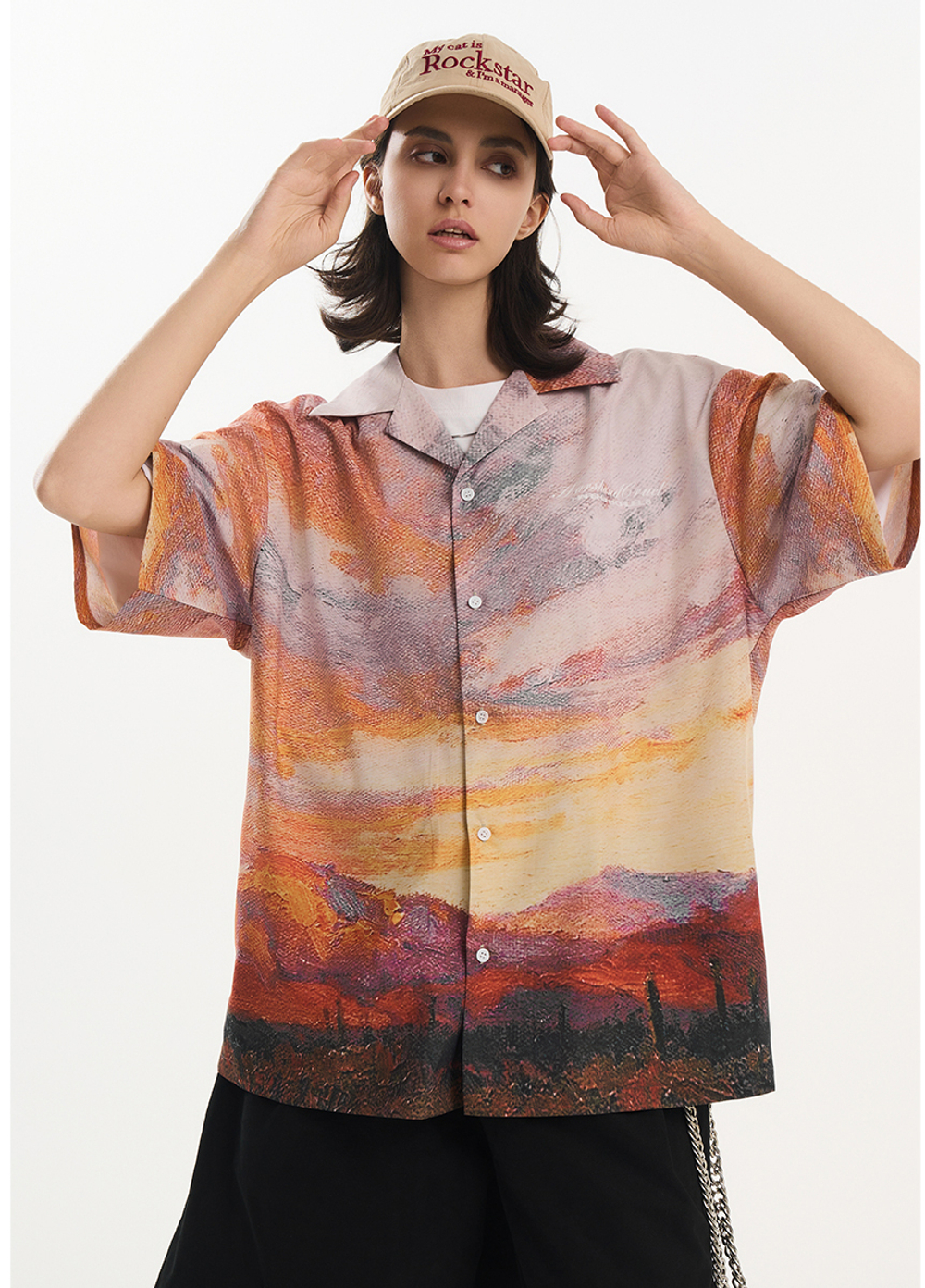 Рубашка HARSHandCRUEL "Great Sunset" Short Sleeve Shirt