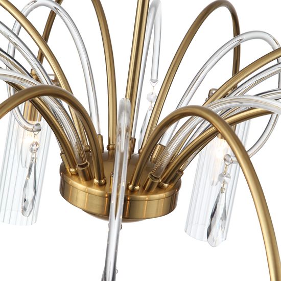 SL1401.303.10 Люстра подвесная ST-Luce Латунь/Латунь, Прозрачный E14 10*40W Luminera