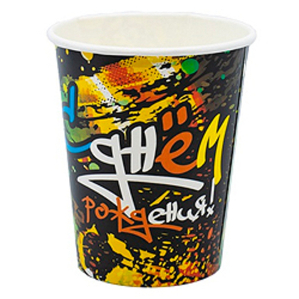 Стакан-бум-С-ДР-Граффити-250мл-6шт