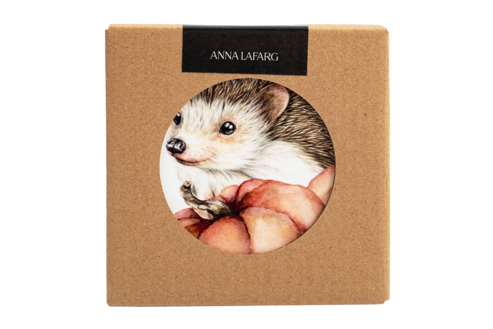 Подставка под кружку 11см Anna Lafarg Autumn forest Еж