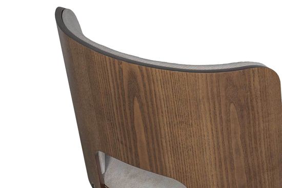 Стул Lucca-F-SW вращающийся Бежевый / Американский орех / массив Бука