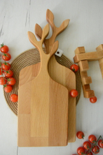 Набор из двух досок с ручкой-веточкой с подставкой.