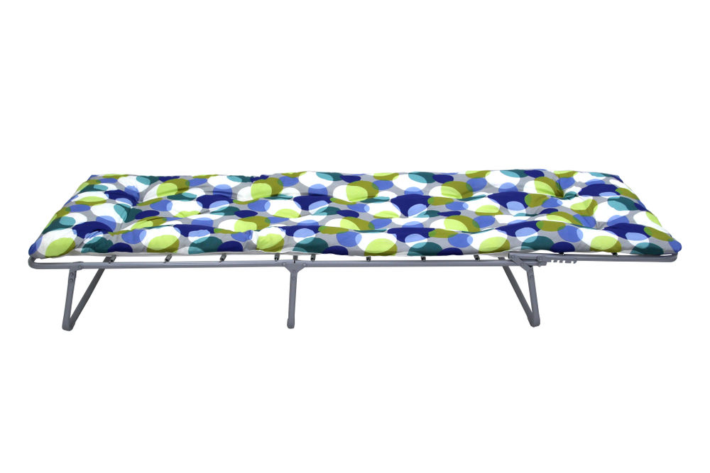 Кровать раскладная Стефания мягкая крошка гофрокартон арт.с88а/44 (цвет ткани разноцветный рис.круги (1 шт. в уп.)