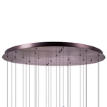 796349 Люстра CARAMELLO LED 24х6W 2600LM КОФЕЙНЫЙ/МУЛЬТИКОЛОР 3000K